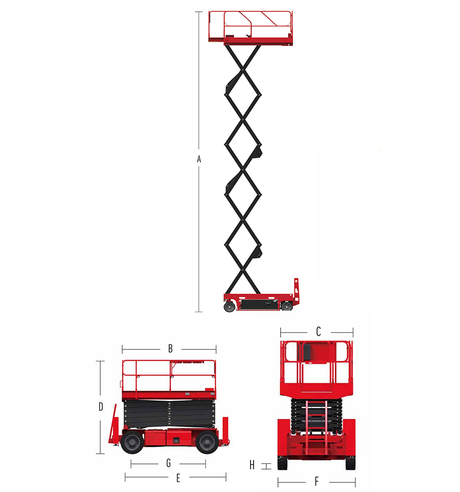自行走剪叉式高空作业平台E系列-HS1012E 自行走剪叉式高空作业平台E系列-HS1012E